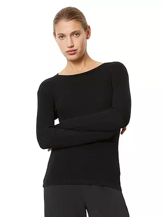 MARC O'POLO | Langarmshirt | schwarz