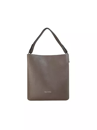 MARC O'POLO | Ledertasche - Hobo Bag Medium | braun