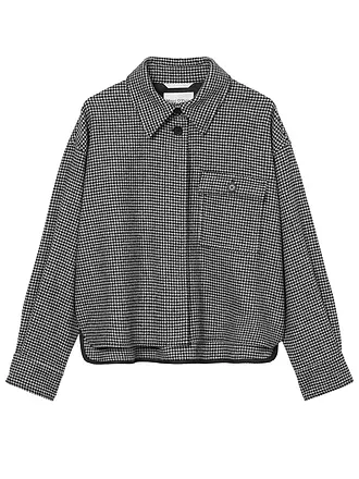 MARC O'POLO | Overshirt Boxy Fit | schwarz