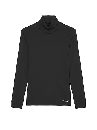 MARC O'POLO | Rollkragenshirt | schwarz