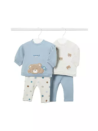 MAYORAL | Baby Set 2 Shirts, 2 Hosen 4-teilig | hellblau