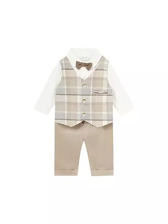 MAYORAL | Baby Set 3-teilig Hemd, Gilet und Hose | beige