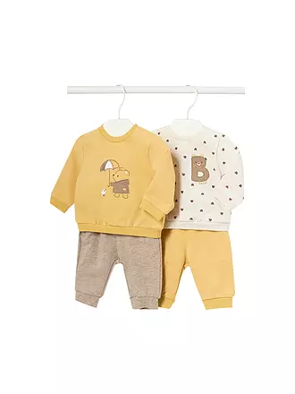 MAYORAL | Baby Set 4-teilig Pullover und Hose | gelb