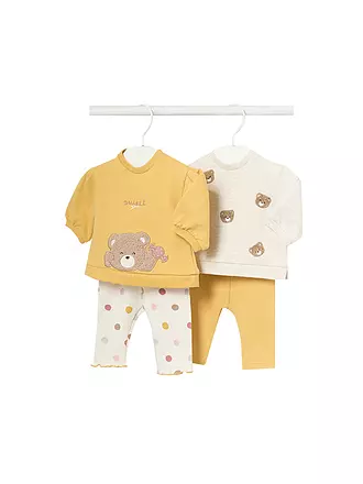 MAYORAL | Baby Set 4-tlg. Sweater und Pullover | gelb