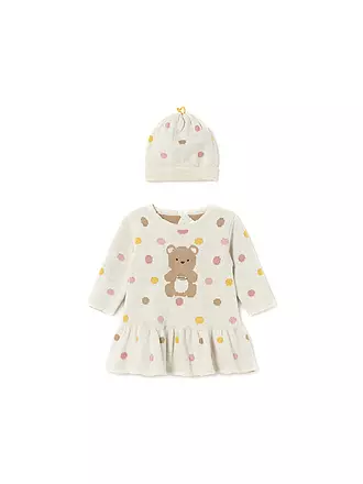 MAYORAL | Baby Set Mütze mit Kleid | beige