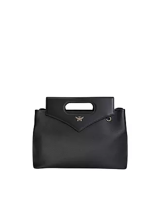 MCM | Ledertasche - Tote Bag DIAMOND | schwarz