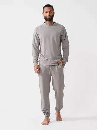 MEY | Loungewear Jogginghosen FELPA STRETCH fumare | beige