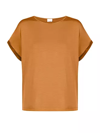 MEY | T-Shirt PURE CHIC thunder grey | camel