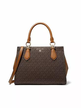 MICHAEL KORS | Ledertasche - Henkeltasche MARILYN Medium | creme