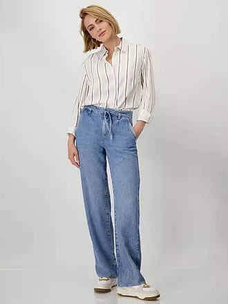 MONARI | Jeans Wide Leg Fit | blau