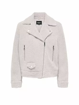 ONLY | Jacke in Felloptik ONLRIO TEDDY BIKER | creme