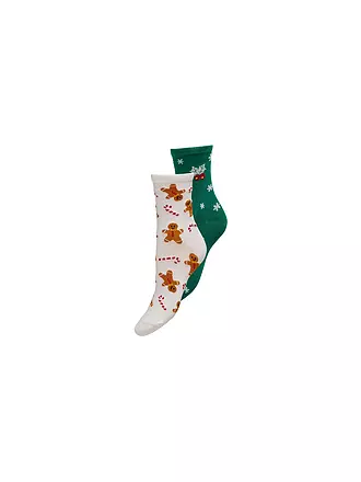 ONLY | Socken ONLCHRISTMAS 2er Pkg. night sky | weiss