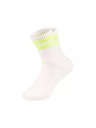 OOLEY | Socken STREETMOOD weiss / lemon | weiss