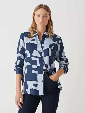 OPUS | Bluse FALKINA BOLD | dunkelblau