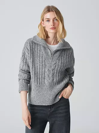 OPUS | Toyer Pullover POPFY | grau