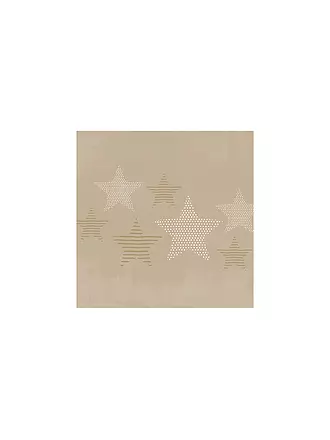 PAPER-PRODUCTS | Weihnachts Lunch-Servietten 33x33cm PURE STARLIGHT | beige