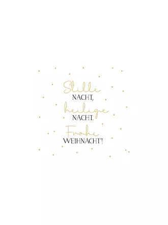 PAPER-PRODUCTS | Weihnachts Lunch-Servietten 33x33cm STILLE NACHT | weiss