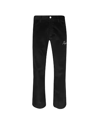 PEGADOR | Cordhose  Straight Fit | schwarz