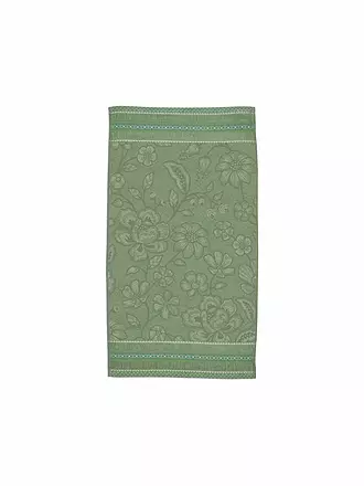 PIP STUDIO | Handtuch  JASMIN JACQUARD 55x100cm Green | dunkelblau