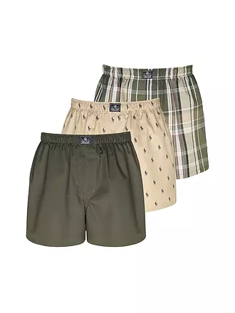 POLO RALPH LAUREN | Boxershorts 3-er Pkg print navy | olive