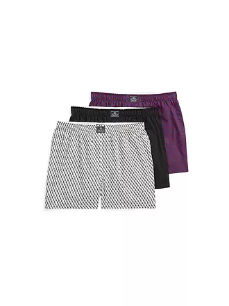 POLO RALPH LAUREN | Boxershorts 3-er Pkg stripe / white / est blue | weiss