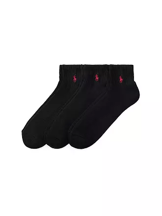 POLO RALPH LAUREN | Sneaker Socken 3er Pkg black | weiss