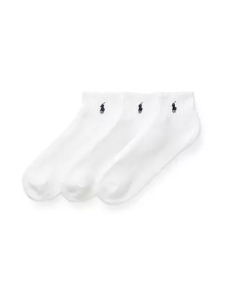 POLO RALPH LAUREN | Sneaker Socken 3er Pkg black | weiss