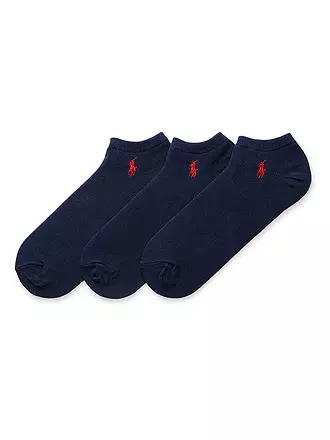 POLO RALPH LAUREN | Sneaker Socken 3er Pkg. black | dunkelblau