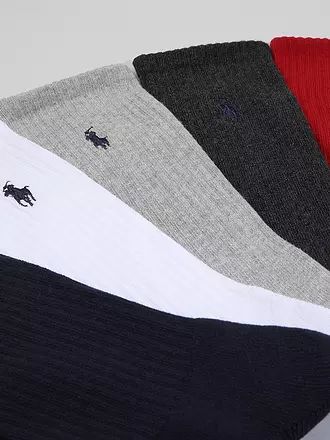 POLO RALPH LAUREN | Socken 6er Pkg. Blr/Red/Char/Hthr/White | bunt