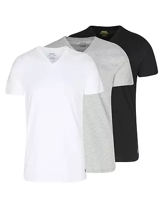 POLO RALPH LAUREN | T-Shirt 3er Pkg. white grey black | 