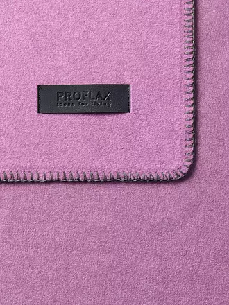 PROFLAX | Wohndecke - Plaid 160x200cm Secret Mandarin | lila