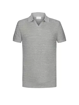 PROFUOMO | Poloshirt | hellgrau