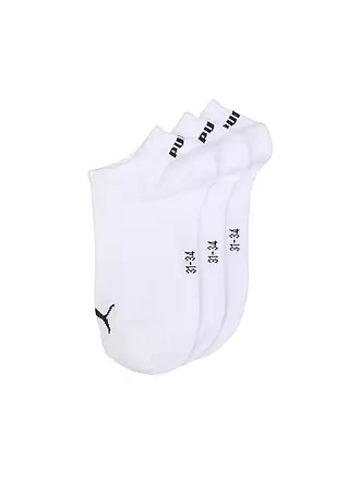 PUMA | Kinder Sneaker Socken 3er white | schwarz