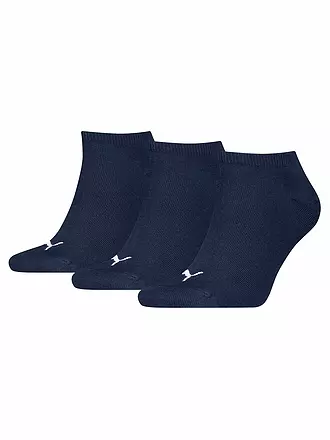 PUMA | Sneaker Socken 3er Pkg antrhracite | dunkelblau