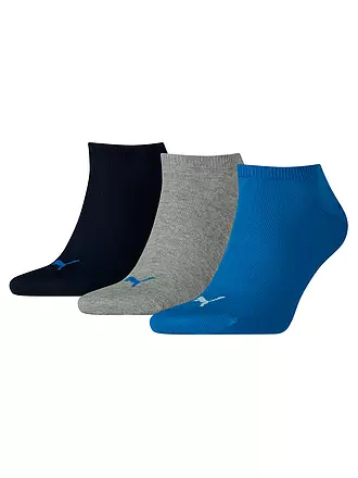 PUMA | Sneakersocken 3-er Pkg. neutral combo | blau