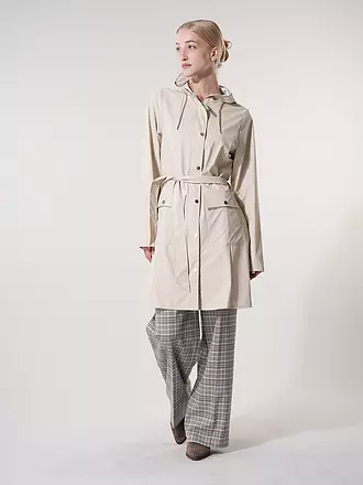 RAINS | Regenjacke CURVE W JACKET | beige