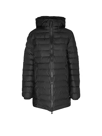 RAINS | Steppjacke LOHJA LONG PUFFER JACKET | schwarz