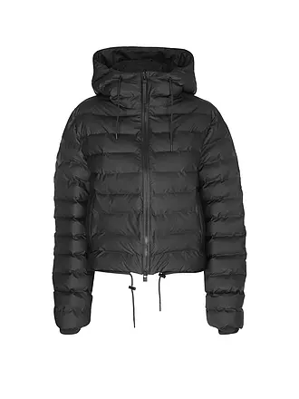 RAINS | Steppjacke LOHJA SHORT PUFFER JACKET | silber