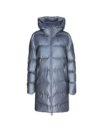 RAINS | Steppmantel ALTA LONGER PUFFER JACKET | grau