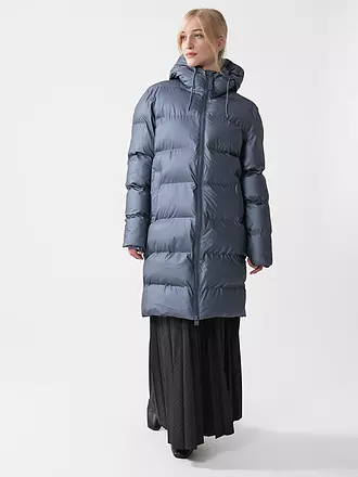 RAINS | Steppmantel ALTA LONGER PUFFER JACKET | grau