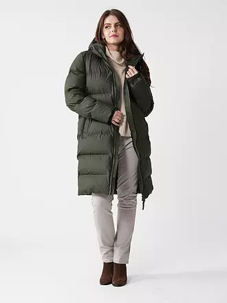 RAINS | Steppmantel ALTA LONGER PUFFER JACKET | dunkelblau