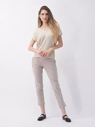 RAPHAELA BY BRAX | Hose Super Slim Fit 6/8 LAVINA ZIP | creme