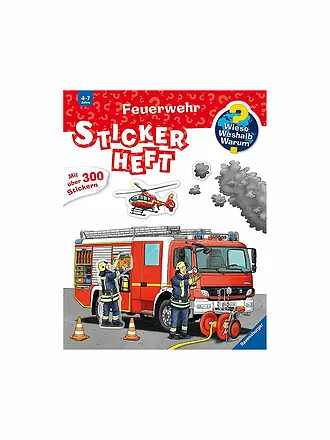 RAVENSBURGER | Wieso Weshalb Warum - Stickerheft Feuerwehr | keine Farbe