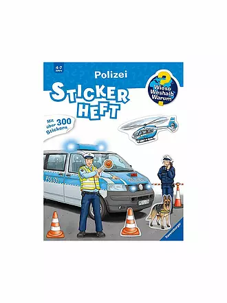 RAVENSBURGER | Wieso Weshalb Warum - Stickerheft Polizei | keine Farbe