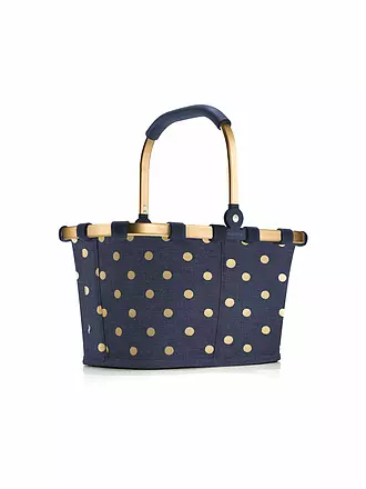 REISENTHEL | Carrybag XS Metall Dots Blue | beige