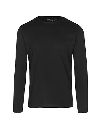 REPLAY | Langarmshirt | schwarz