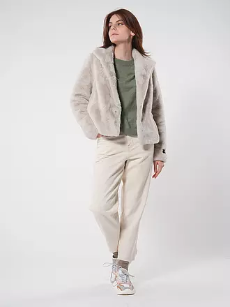 RINO&PELLE | Jacke in Felloptik VIE | creme