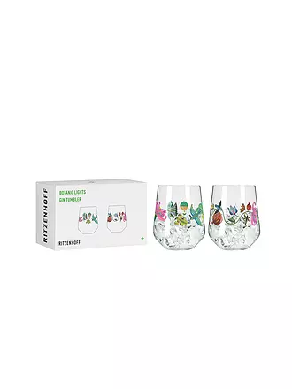 RITZENHOFF | Gin Tumbler 2-er Set BOTANIC LIGHTS #9 #10 Olaf Hajek 2024 | 