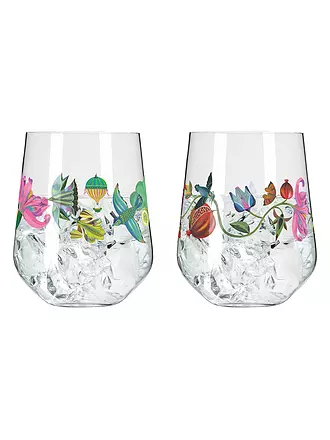 RITZENHOFF | Gin Tumbler 2-er Set BOTANIC LIGHTS #9 #10 Olaf Hajek 2024 | 