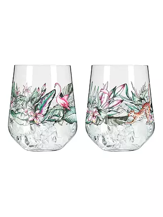 RITZENHOFF | Gin Tumbler 2-er Set SCHATTENFAUNA #5 #6 | bunt